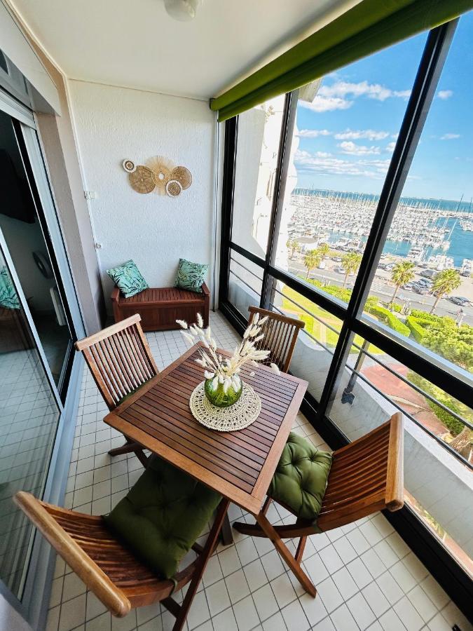 Studio Chic & Cosy Vue Mer, Clim, Parking ลา กร็องเดอ-ม็อต ภายนอก รูปภาพ